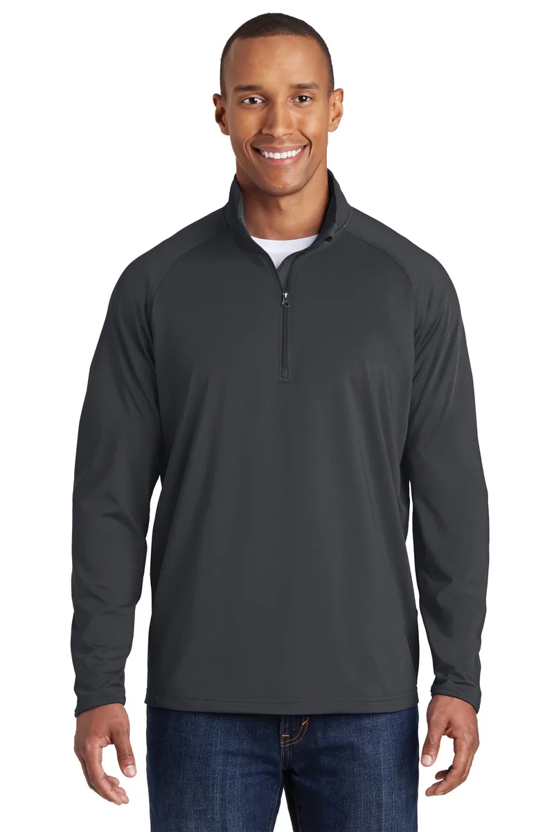 Sport-Tek® Sport-Wick® Stretch 1/4-Zip Pullover. view 2