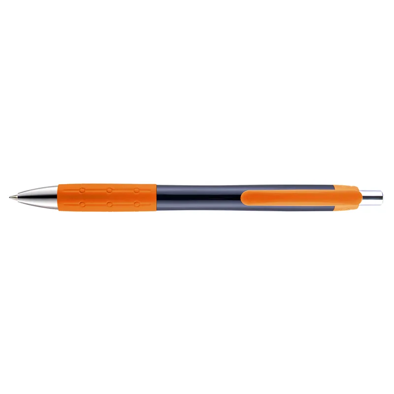 Orange/Black/Silver Blank Front View
