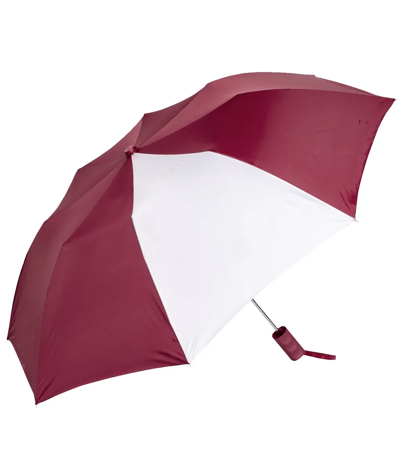 Burgundy / White