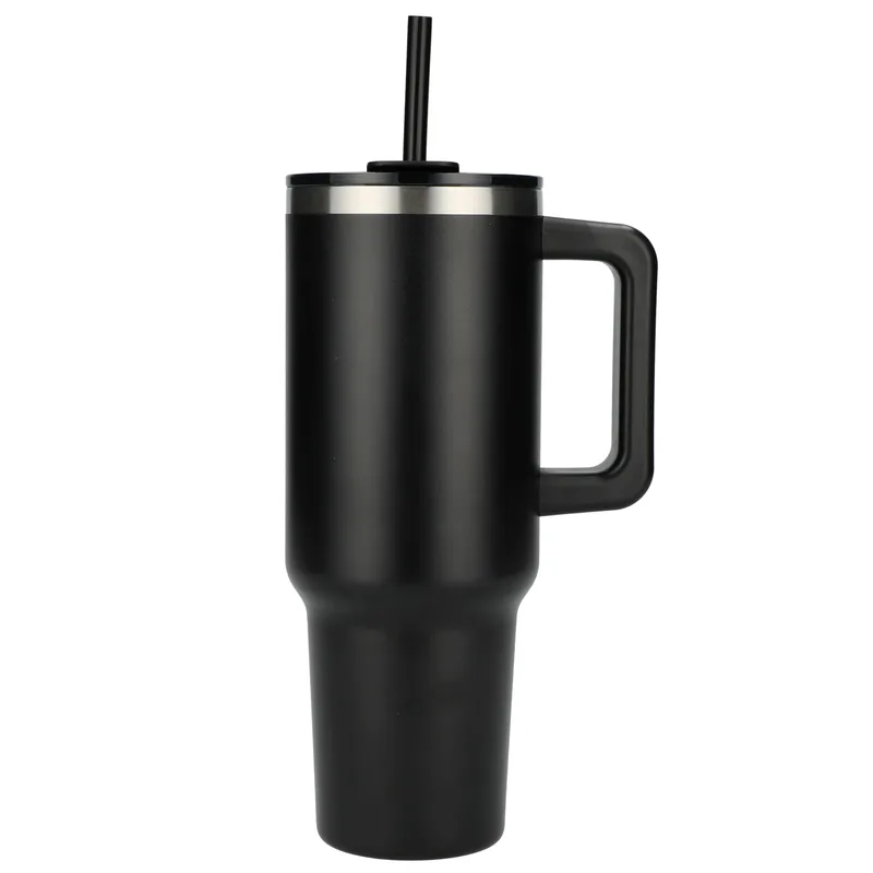 Pinnacle 40 oz Vacuum Insulated Eco-Friendly Travel Tumbler With Straw view 2