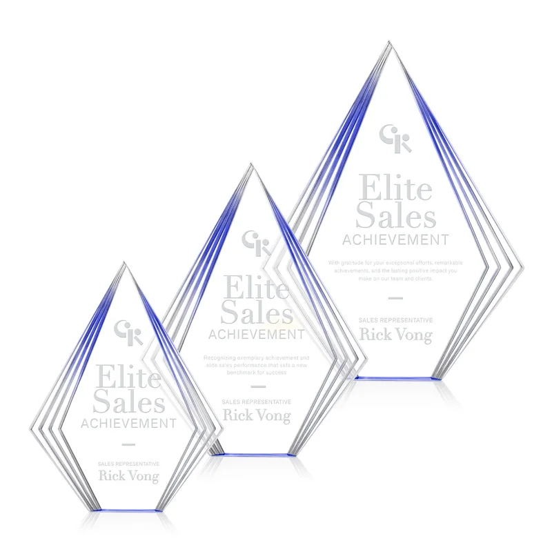 Laser Engraving, Blue