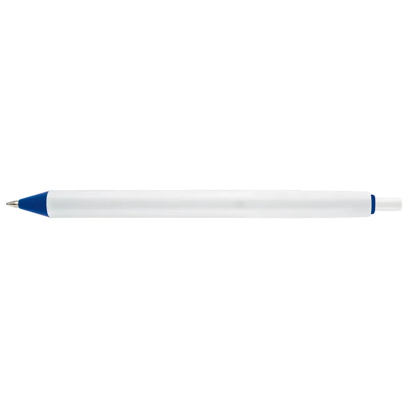 White/Blue Blank Back View