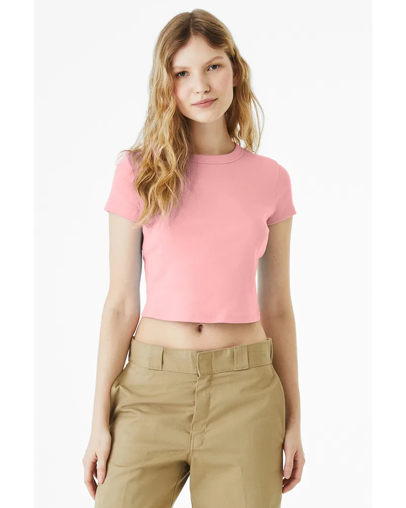 BELLA+CANVAS Ladies' Micro Ribbed Baby T-Shirt view 6