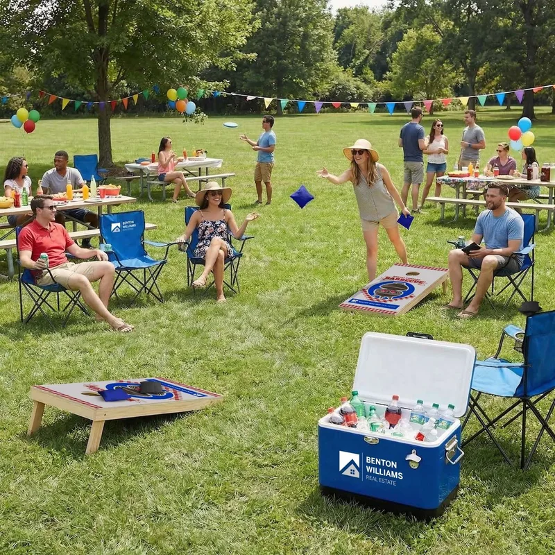 Wood Cornhole with 8 Bean Bags view 6