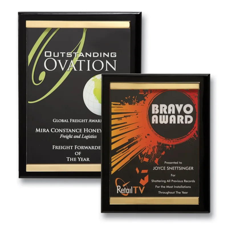 Brass Channel Plaque