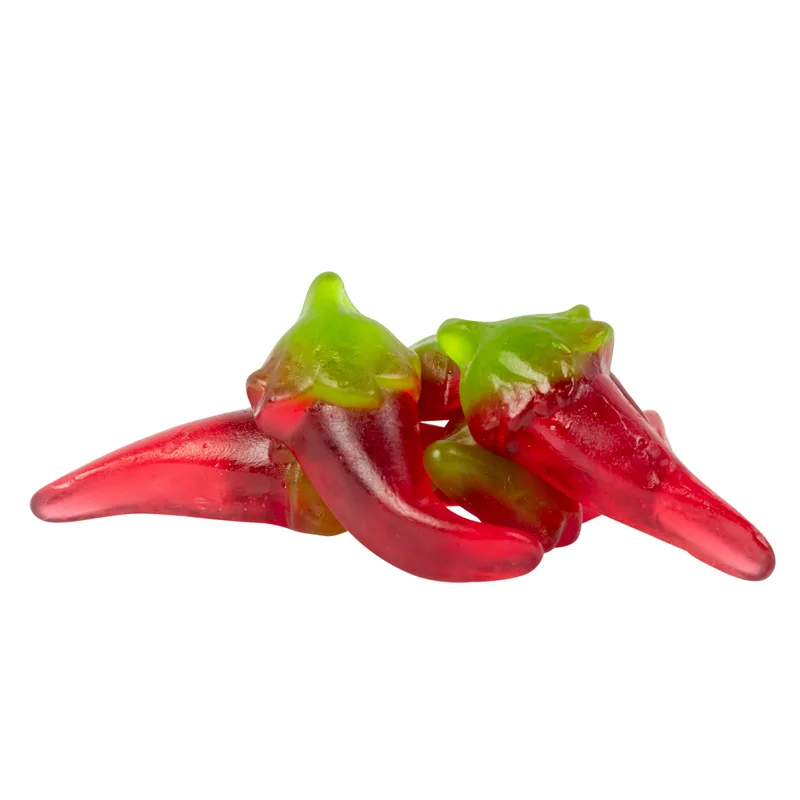 4 oz. ECO-Digibag™, Compostable, Red Hot Chili Pepper Gummies view 3