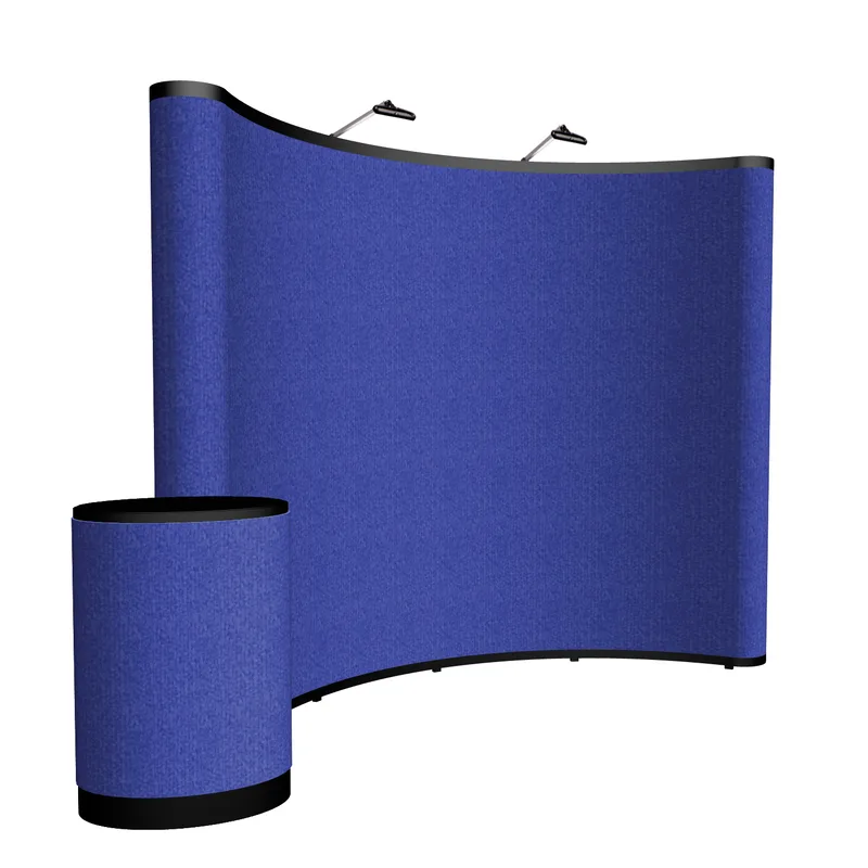 10' Curved Show 'N Rise Floor Display Kit (Fabric) view 6