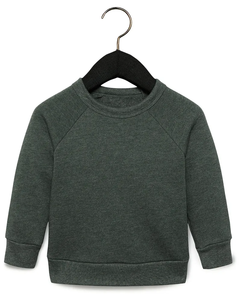 BELLA+CANVAS Toddler Sponge Fleece Raglan Sweatshirt view 4