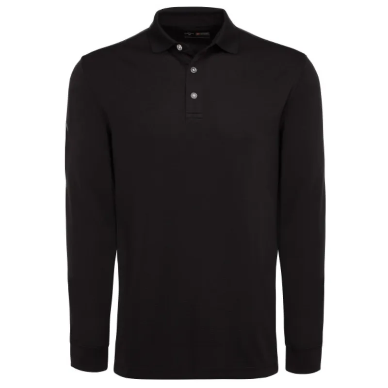 Callaway® Core Performance Men's Long Sleeve Polo Shirt view 2