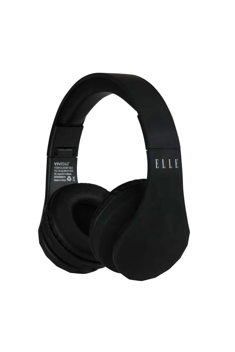 Vivitar® ELLE Bluetooth® Black Stereo Headphones