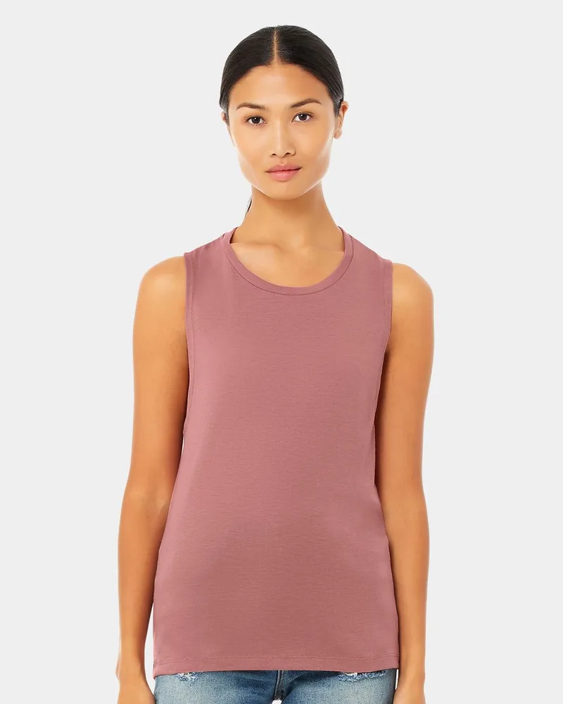 Bella+Canvas® Women's Flowy Scoop Muscle Tank Top view 2