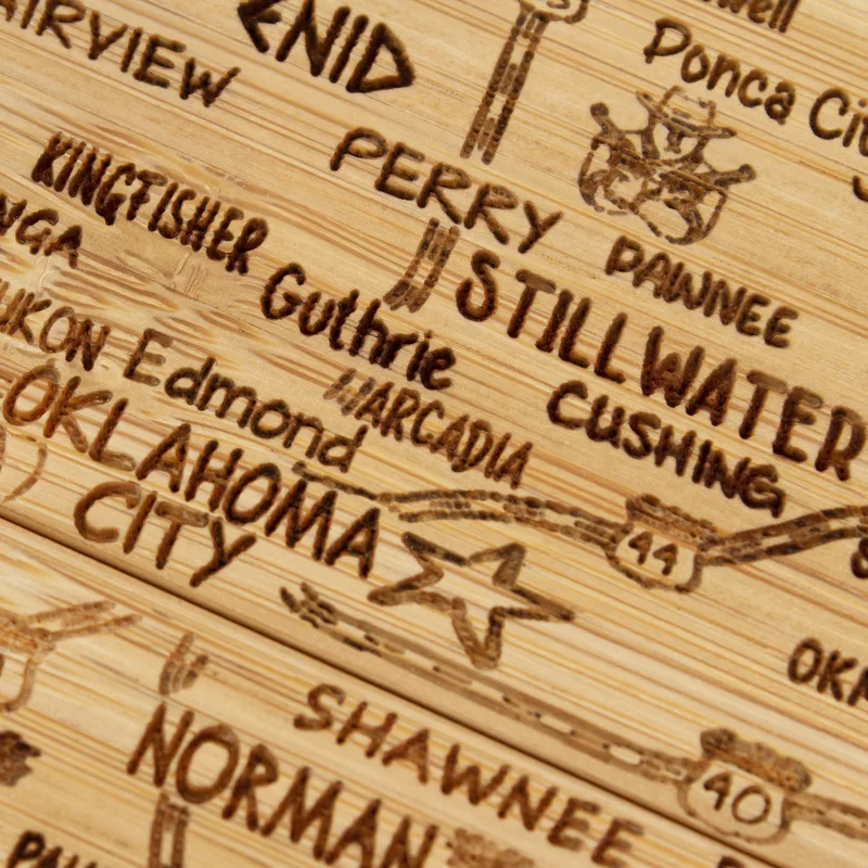 Oklahoma Puzzle Coaster Set view 5
