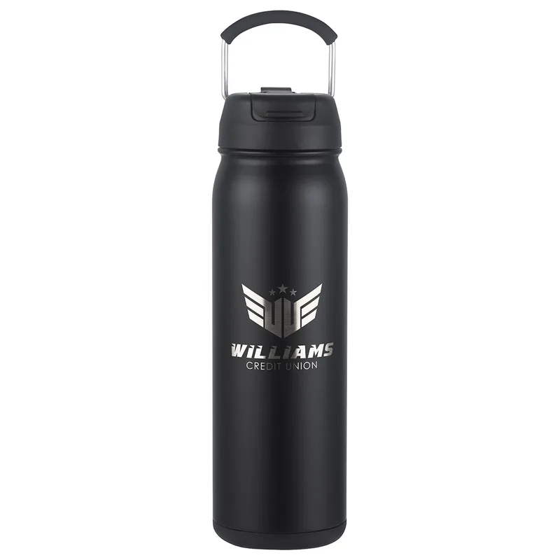 Tuscany 24 oz Eco-Friendly 2-in-1 Vacuum Insulated Bottle view 3