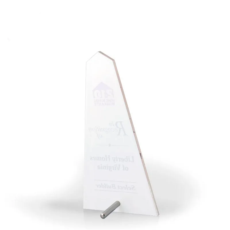 Luxor Acrylic Award, Medium 10"x4.75" view 2