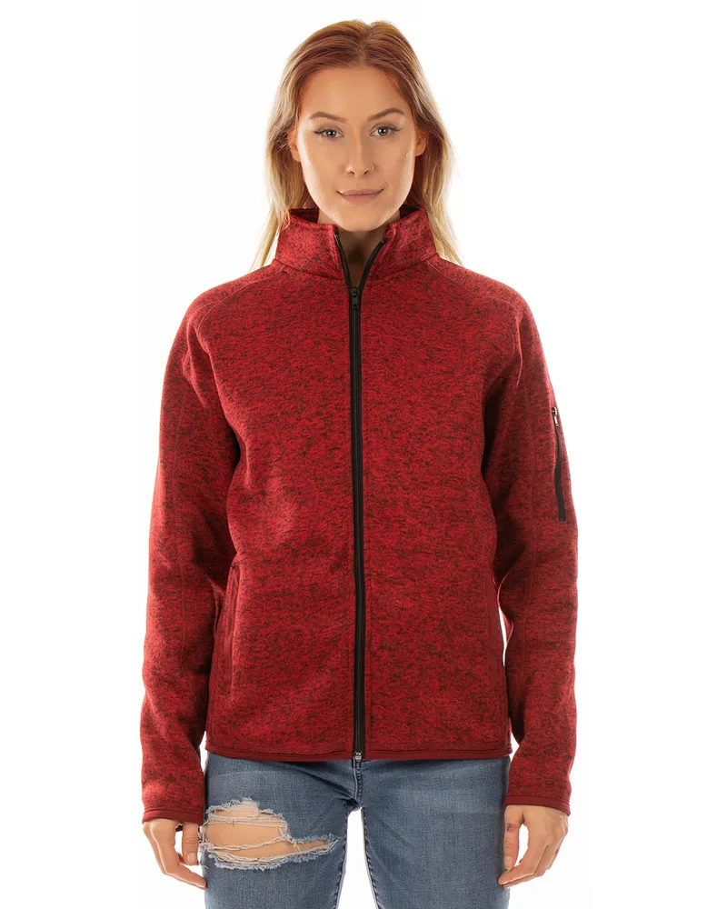 Burnside Ladies' Sweater Knit Jacket view 6
