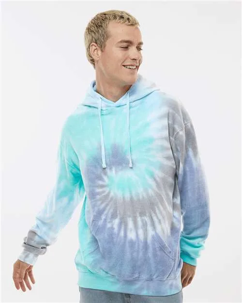 Colortone Tie-Dyed Cloud Fleece Hooded SweatShirt view 2