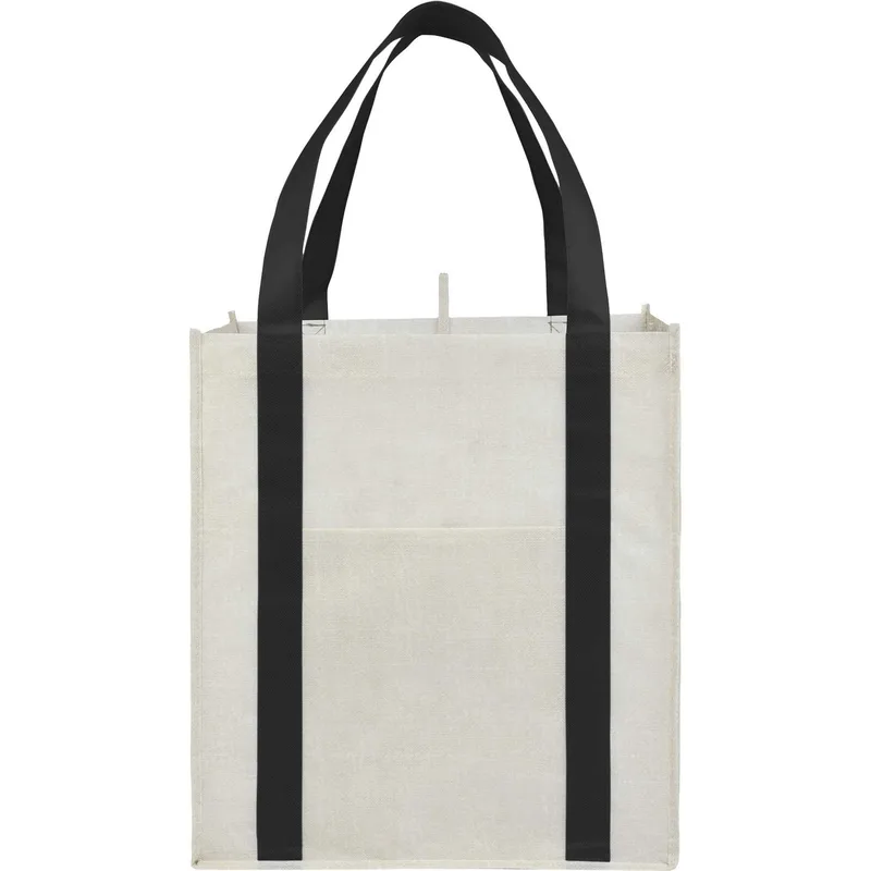 Neptune Recycled Non-Woven Grocery Tote view 2