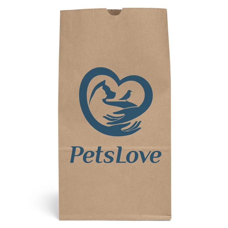 20# S.O.S Bag - Flexo Ink Print (8 1/4" x 5 1/4" x 16 1/8")
