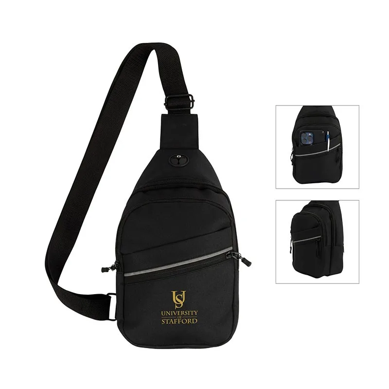 Cresthill Recycled (RPET) Crossbody Sling Bag