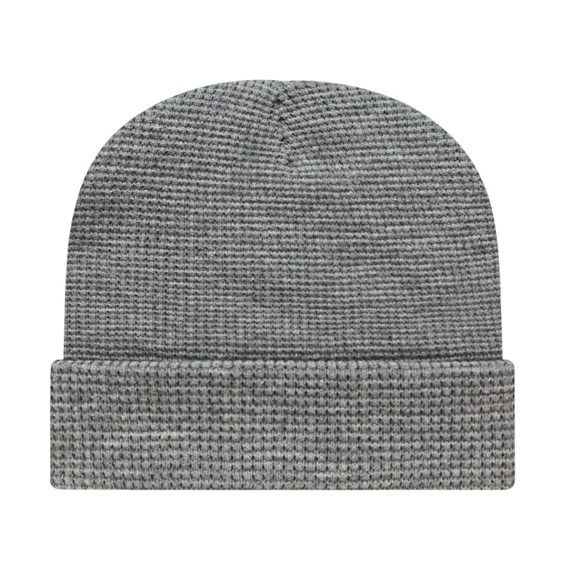 Waffle Knit Cap With Cuff view 4