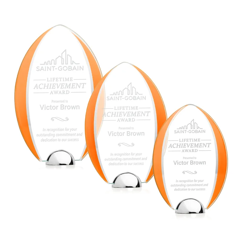 Deep Etch, Chrome, Orange