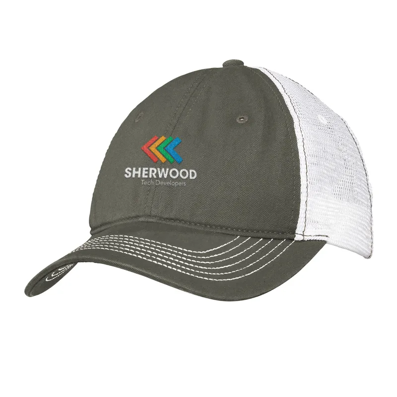 DT607 armywhite Embroidery