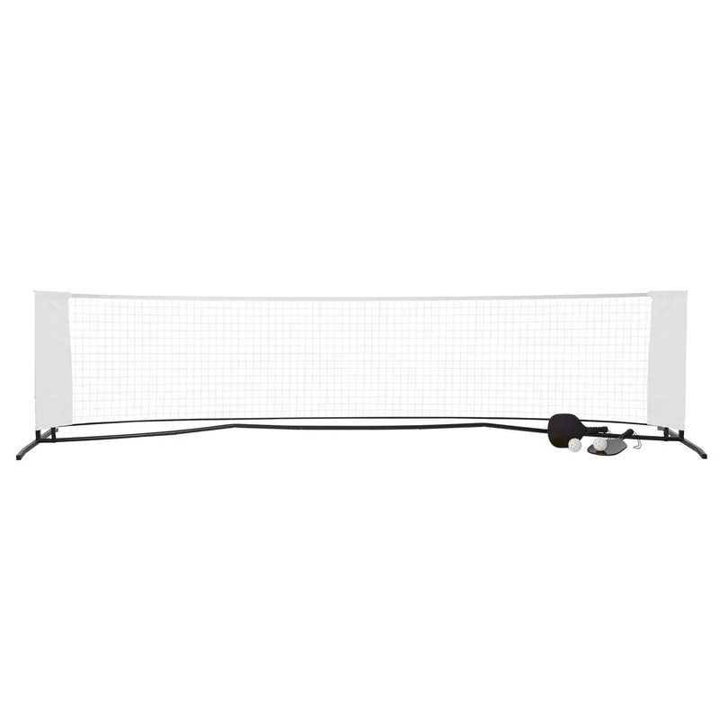 Pickleball Set with Net, Single-Sided Paddles view 3