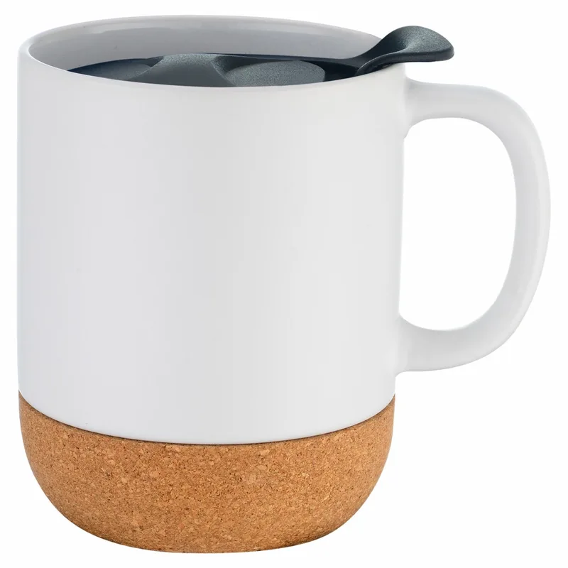 12 oz. Cork Bottom Ceramic Mug view 6