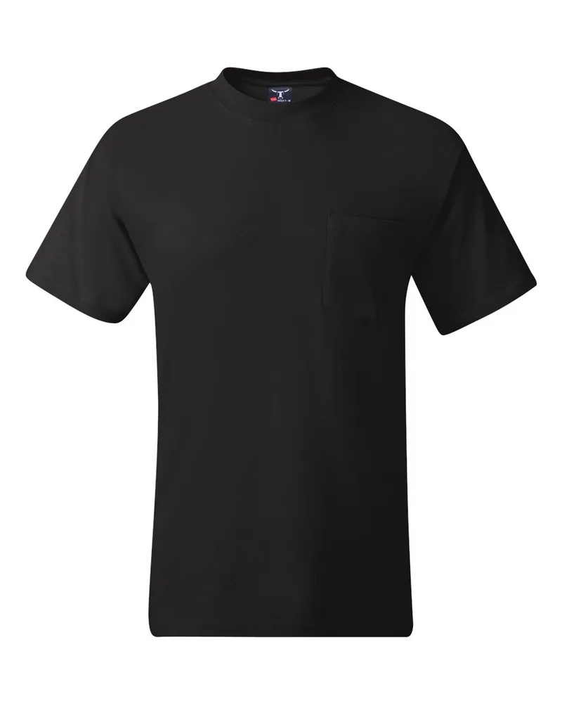 Hanes® Men's Beefy-T® Pocket T-Shirt view 4