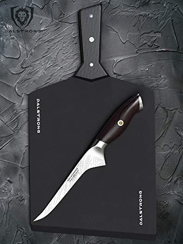 Dalstrong Cutting & Serving Board - Black Wood-Fibre Cutting Board - Non-Slip Feet Medium