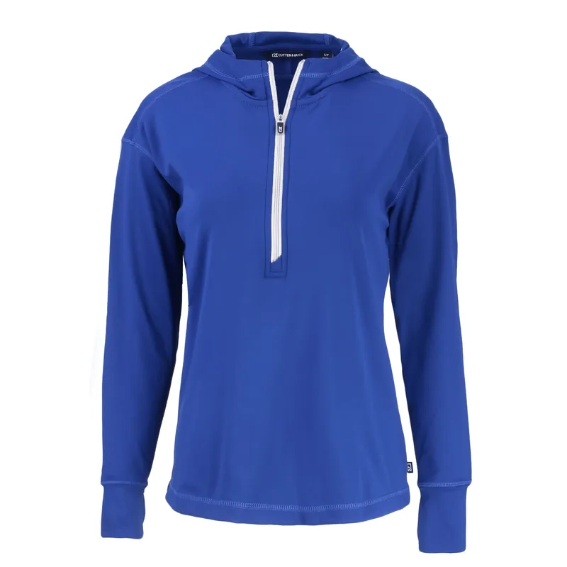 Cutter & Buck Daybreak Eco Recycled Womens Half Zip Hoodie view 6