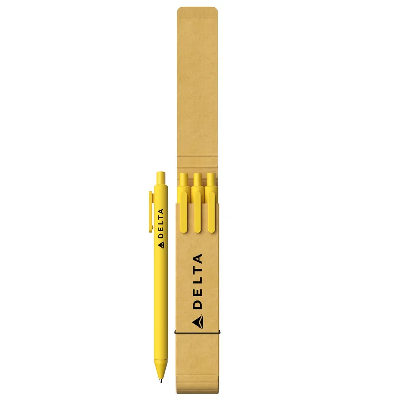 3-Piece Alix Pen Set with Recyled Case view 2