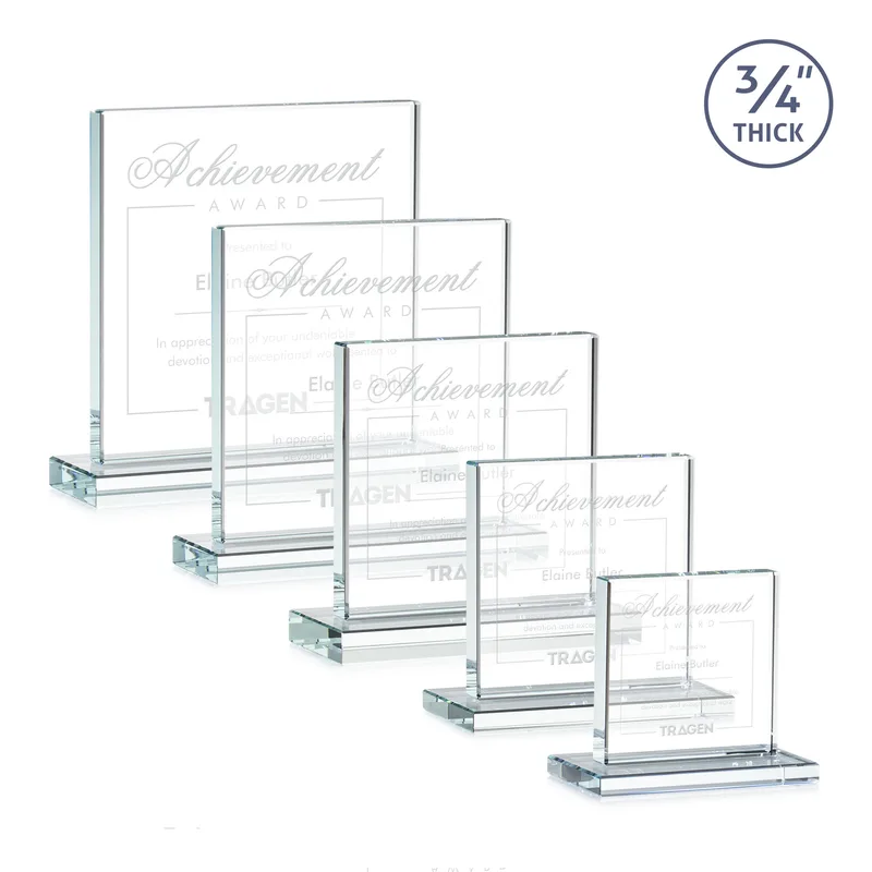 Deep Etch, Standard base, Clear