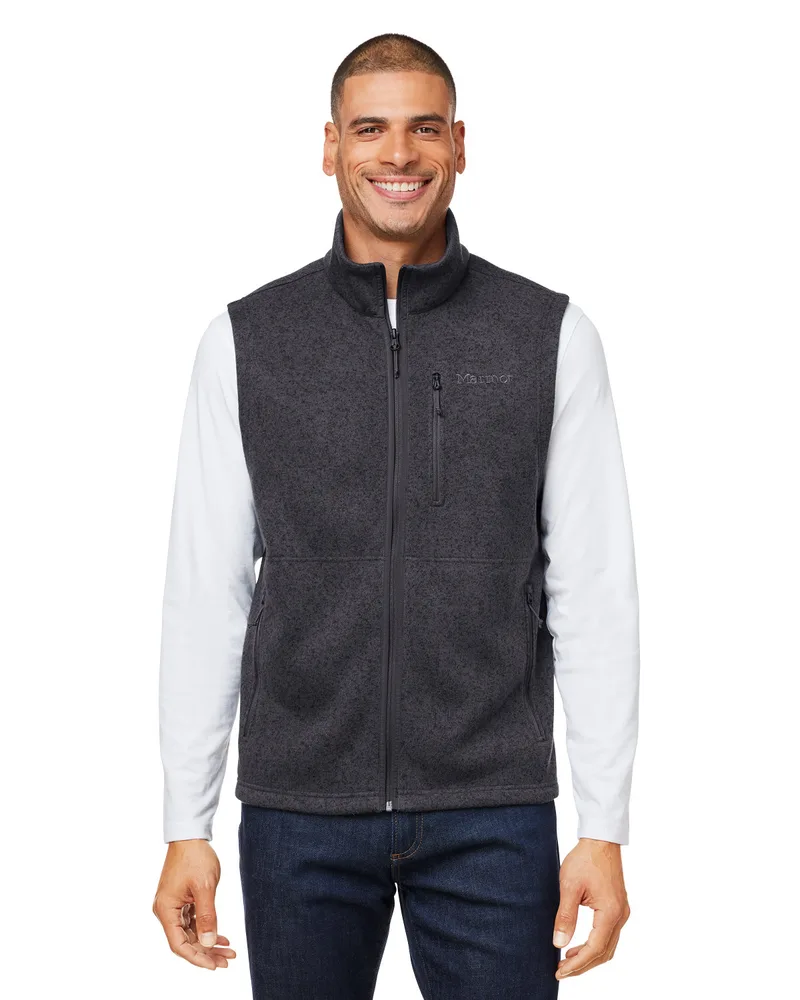 Marmot Mountain Men's Dropline Fleece Vest view 2