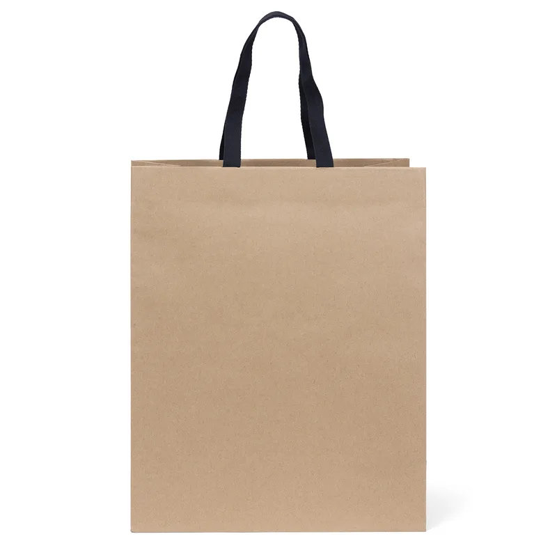 Eco Teak - Woven Handle Eurototes - Foil Print (13" x 6" x 16") view 2
