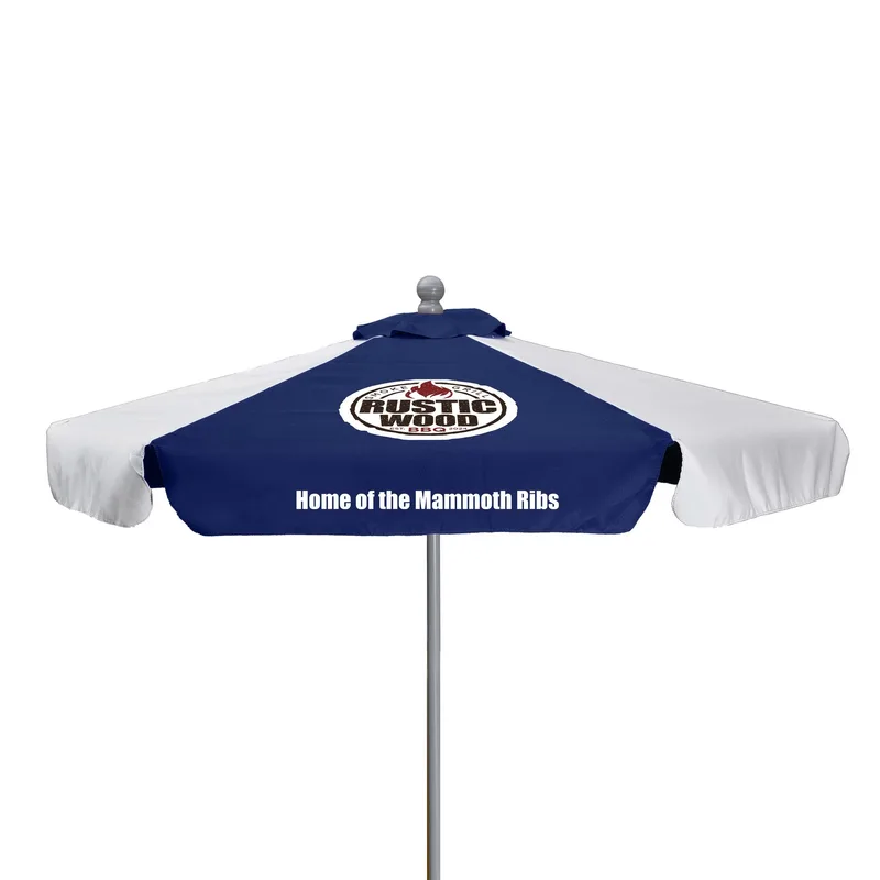 7' Deluxe Market Umbrella Kit With Valance (2 Imprints) view 6