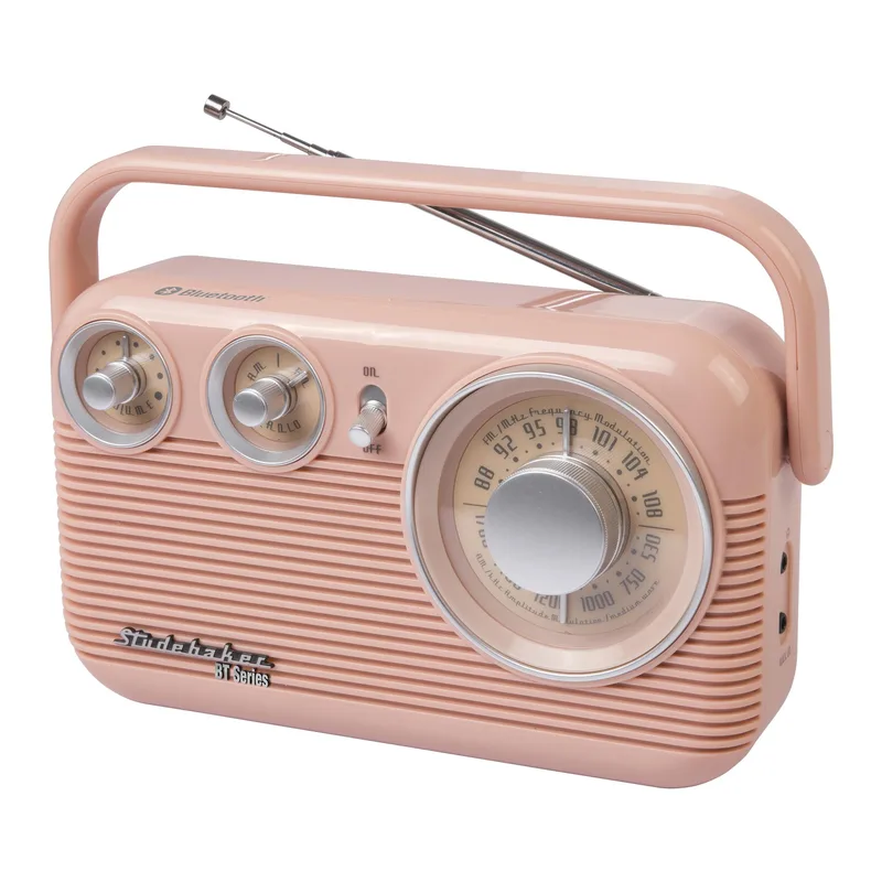 Studebaker Rose Portable Bluetooth Am/Fm Radio