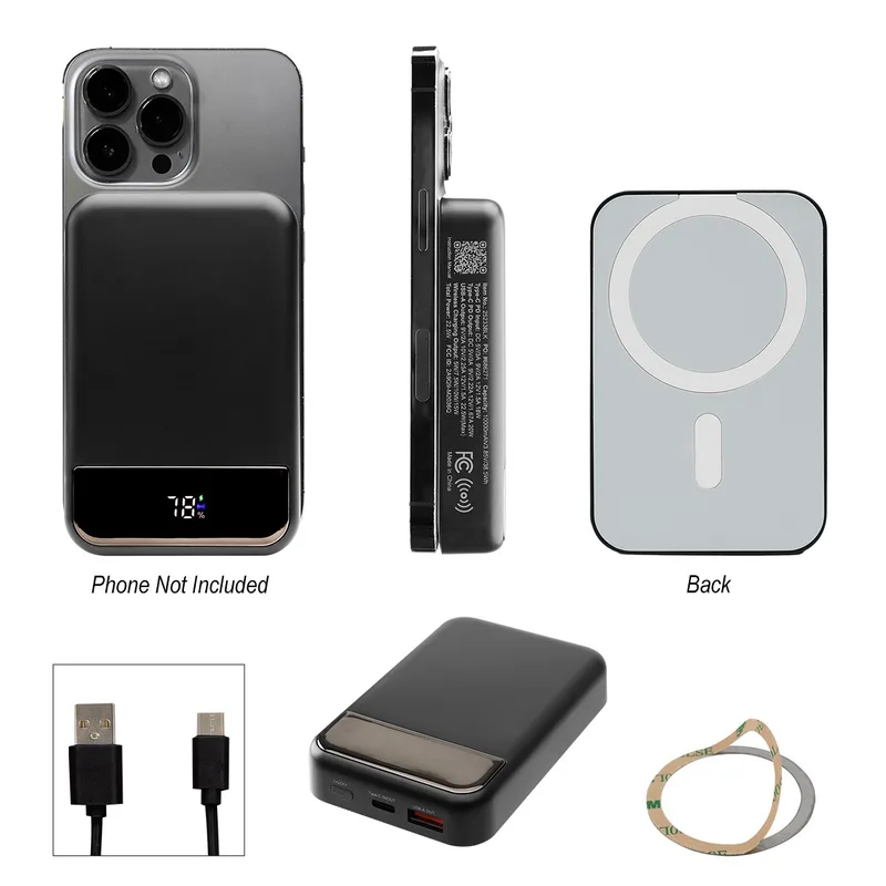 10,000 Mah Wireless Charger Power Bank view 2