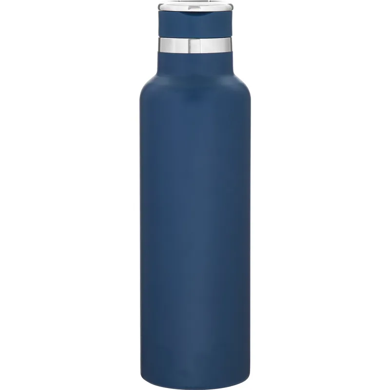 20 oz h2go Juno Water Bottle (Matte Navy) view 2