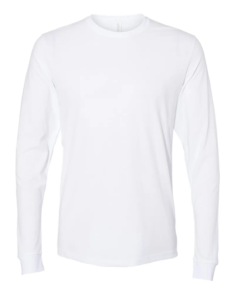 Next Level Apparel® Unisex Sueded Long Sleeve T-Shirt view 7
