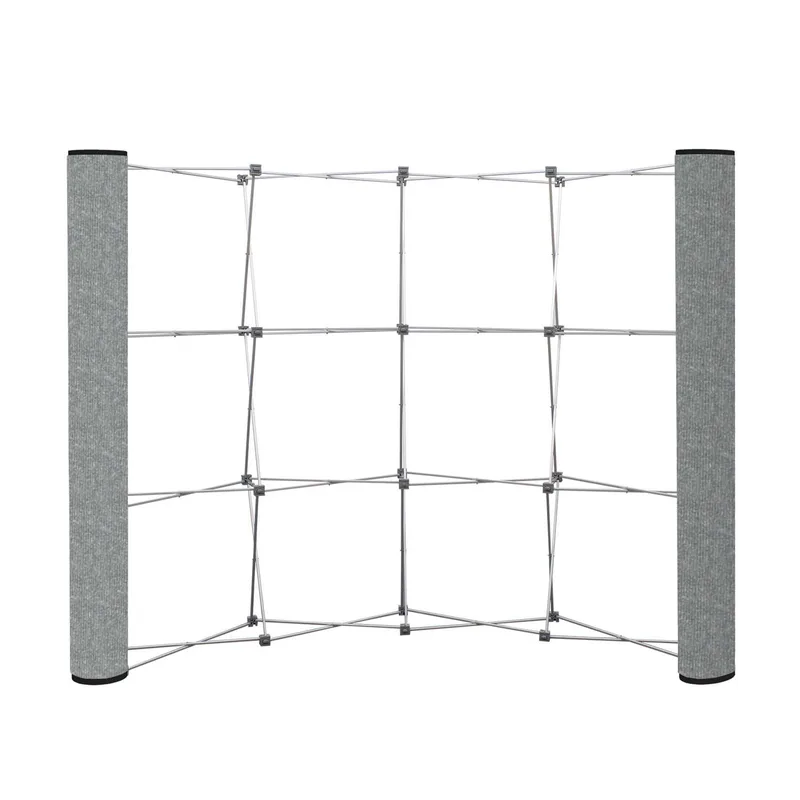 Curved Show 'N Rise Floor Display End Panel (Fabric) view 2