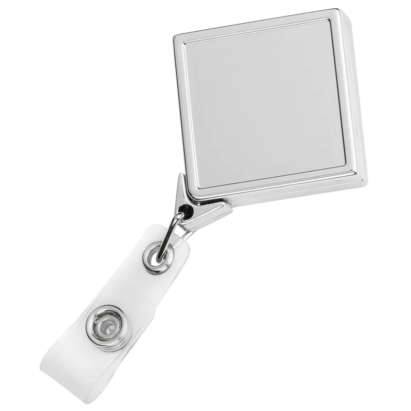 Chrome Jumbo Diamond Badge Reel view 2