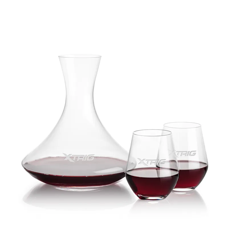 Carafe & 2 Stemless