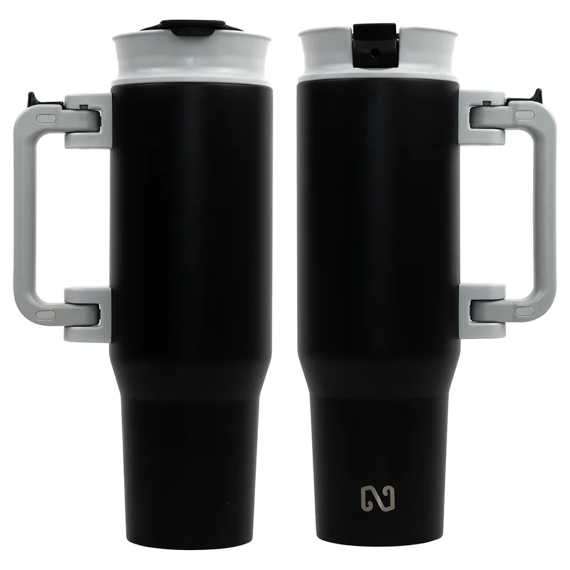 NAYAD® Genesis 40 oz Stainless Steel Double-Wall Mug with Foldable Handle view 4