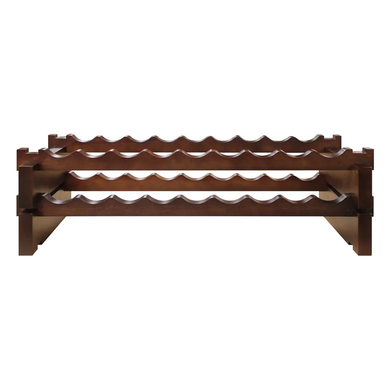 Legacy Vinotemp - 2X9 Bottle Modular Wine Rack - Stained