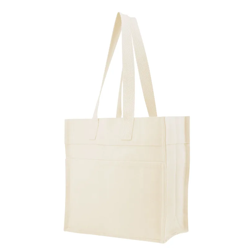 Aware™ 4 Oz. Recycled Cotton Tote Bag view 3