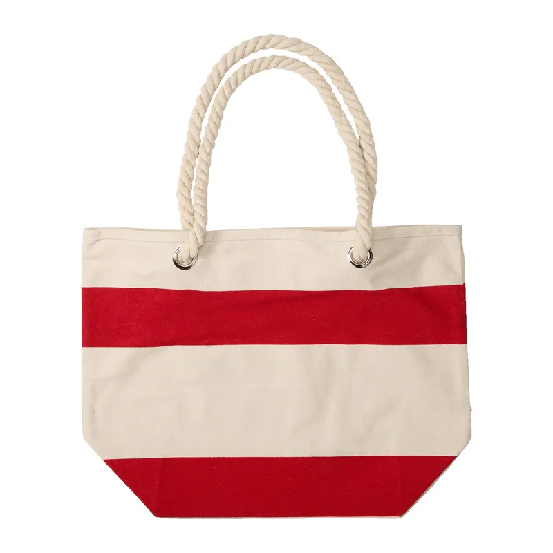 16 Oz. Portsmouth Cotton Canvas Beach Tote view 4
