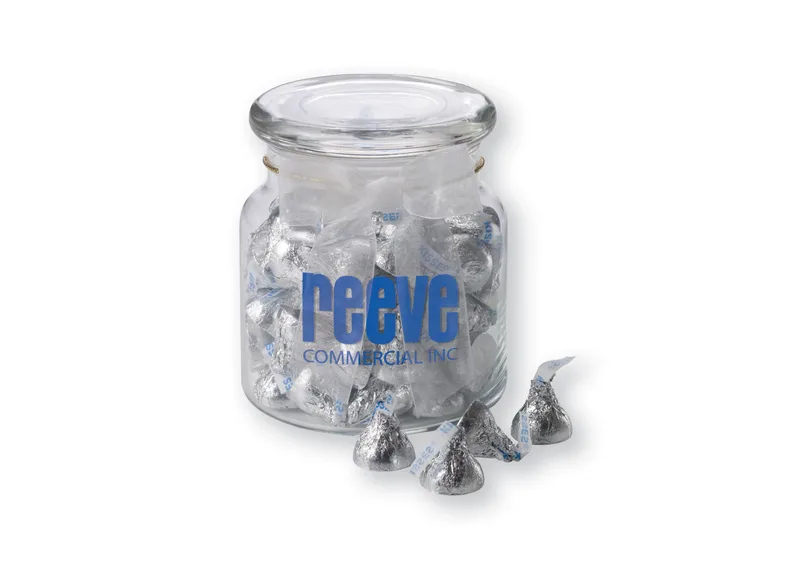 22 Oz. Glass Jar w/ Hershey's Chocolate Kisses