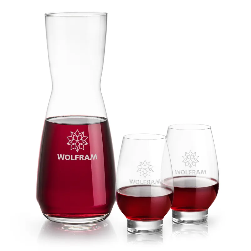 Carafe & 2 Stemless