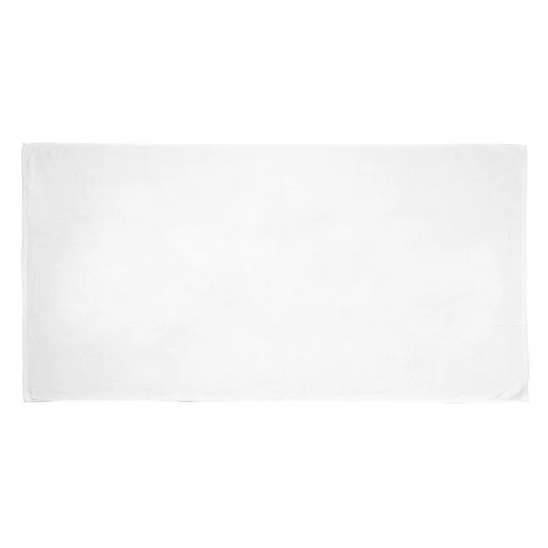 Jewel Collection White Beach Towel (Screen Print) view 2